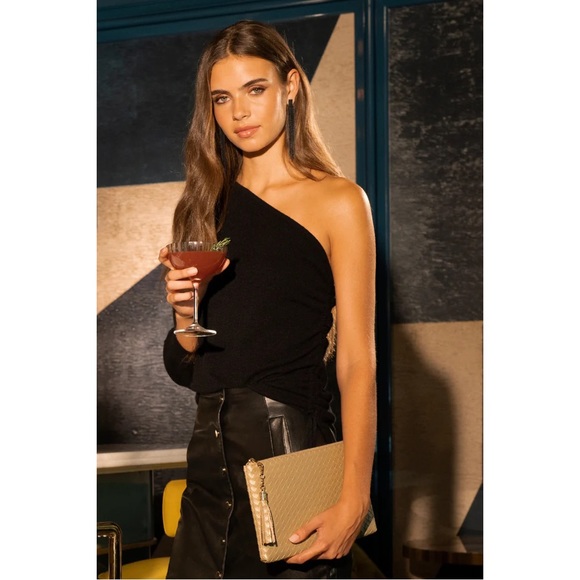 NWT Virginia Wolf Mimi Woven Pouch - Picture 7 of 7